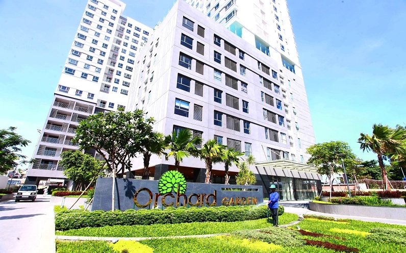 Tổng quan dự án Orchard Garden với nhiều cây xanh