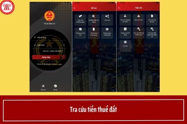 Tra cứu thông tin thuế đất đai