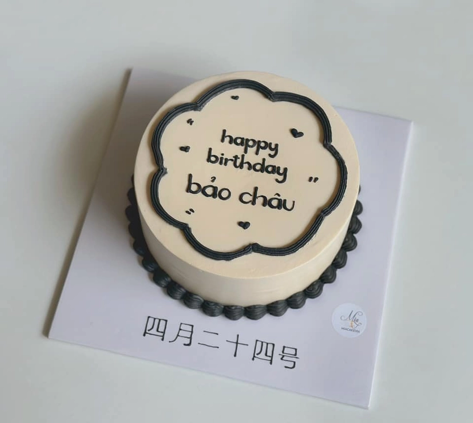 Trộn bột làm cốt bánh kem