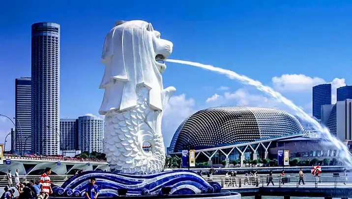 Tượng Merlion tại Vịnh Marina, Singapore