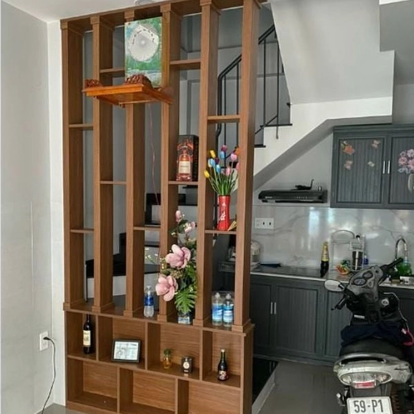 Vách ngăn gỗ công nghiệp hiện đại